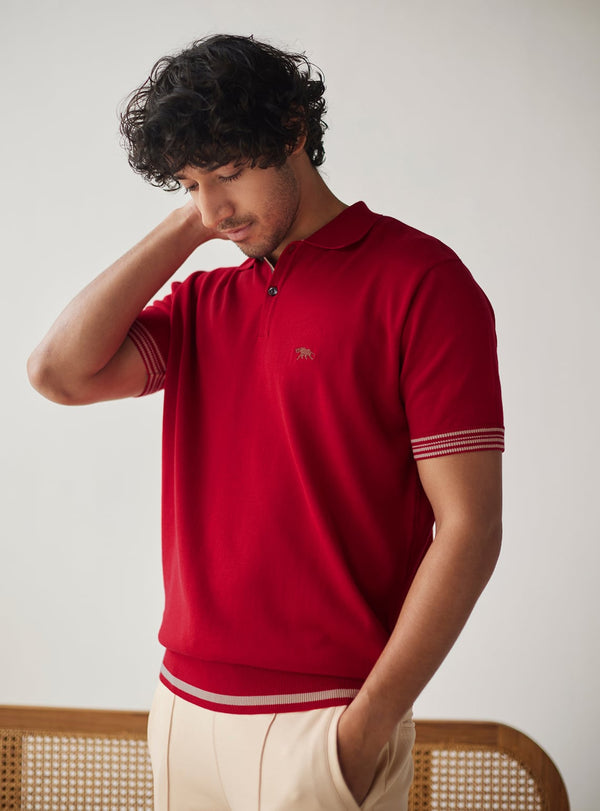 Ruby Beige Tipping Polo