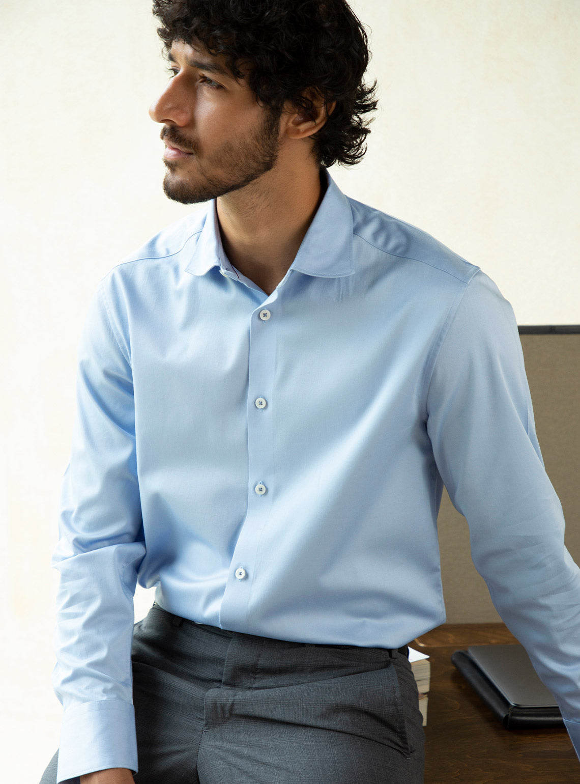 Andamen Steel Blue Shirt Andamen Steel Blue Shirt