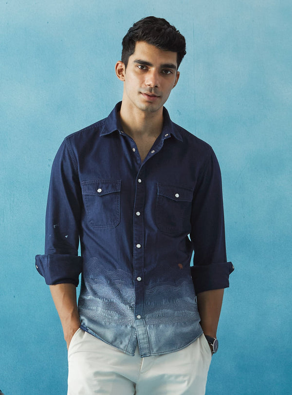 Dark Royal Indigo Shirt