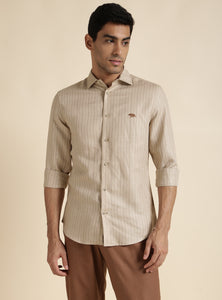 Sand Tan Stripe Shirt