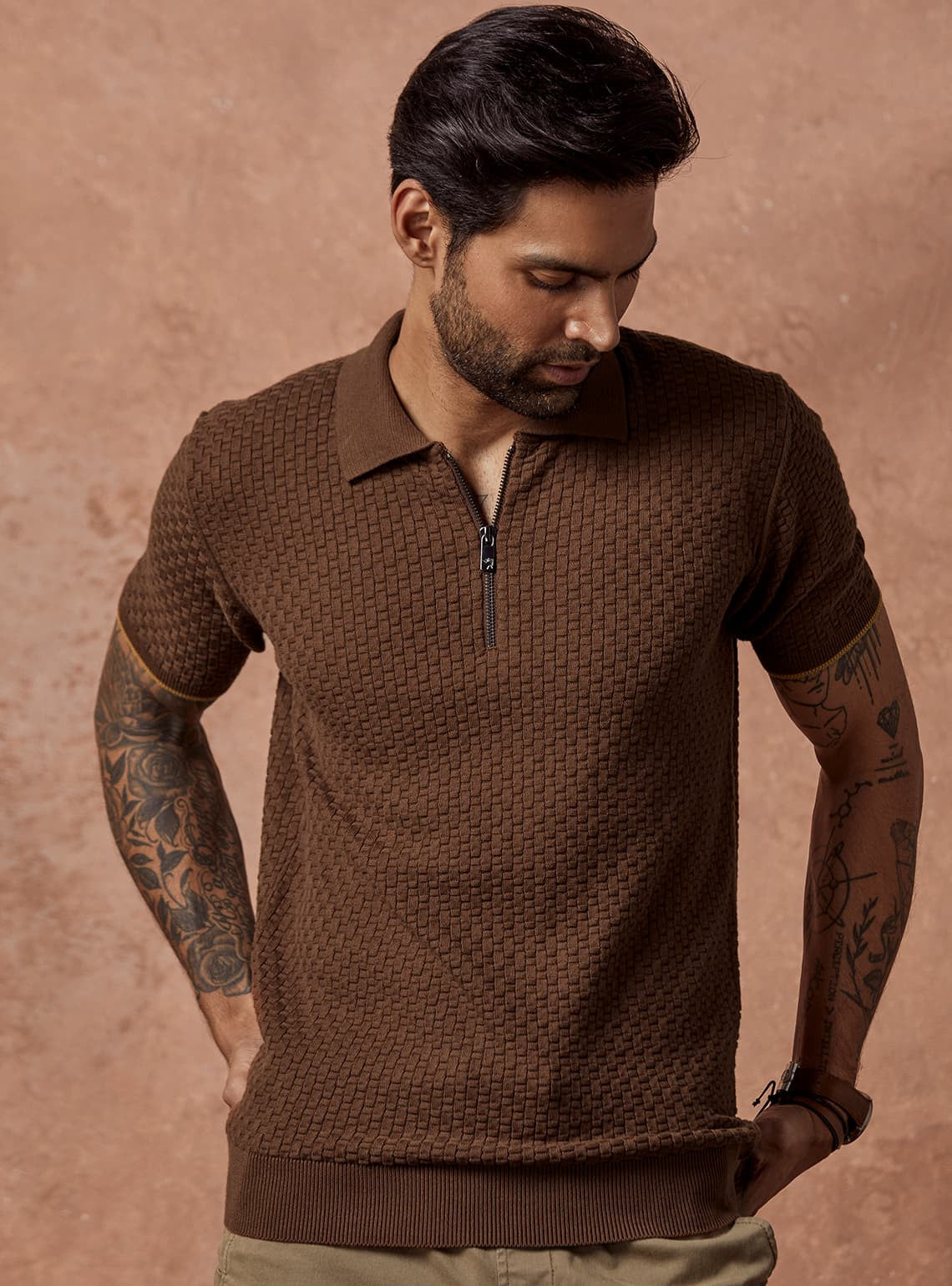 Cable Brown Polo