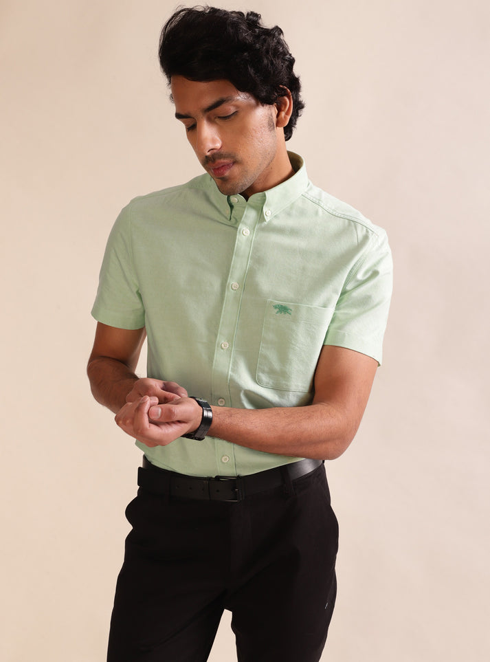 SEAFOAM SHEER SHIRT