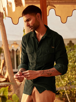 Rodeo Castle Explorer Green Shirt
