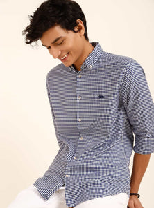 Midnight Blue Check Shirt