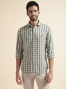 Emerald Mocha Grid Shirt