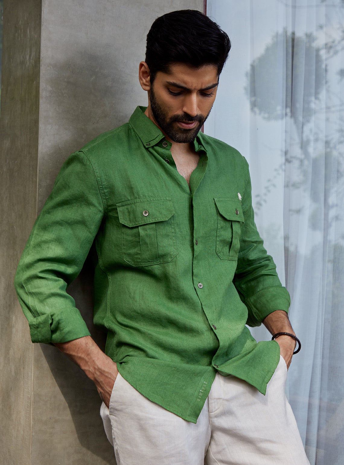 Ashokan Green Shirt