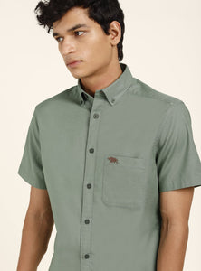 Mineral Green Shirt Half Shirt