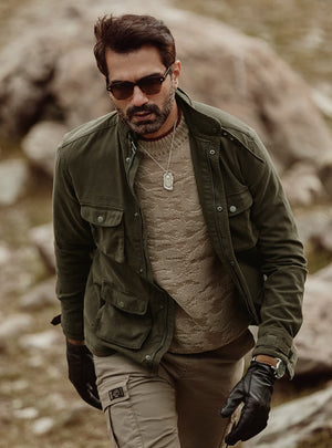 Army Olive Overshirt