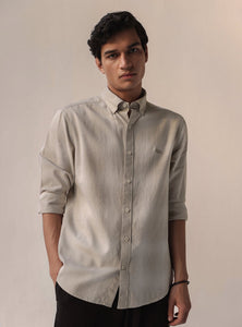 Pearl Grey Check Shirt