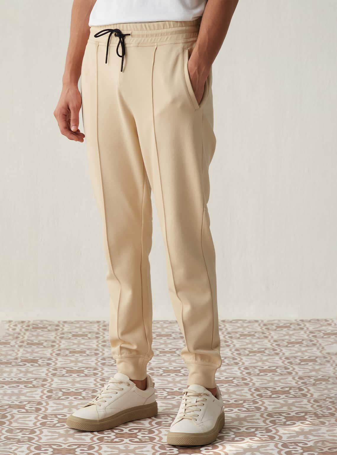 Andamen Vanilla Beige Jogger - Main Image