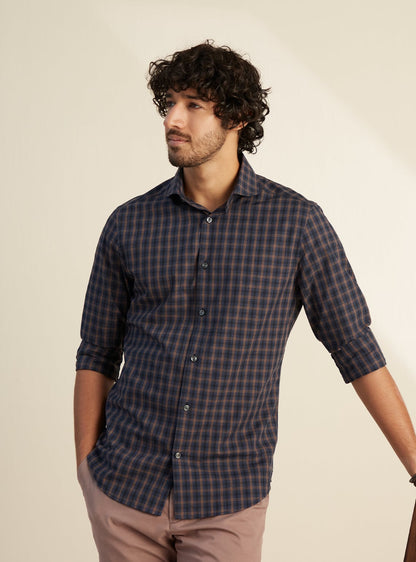 Neptune Dusk Check Shirt