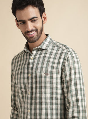Emerald Mocha Grid Shirt