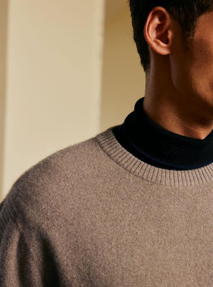 Sandstone Cashmere Blend Pullover
