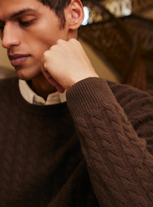 Cigar Cashmere Blend Pullover