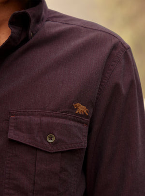Vintage Burgundy Explorer Shirt