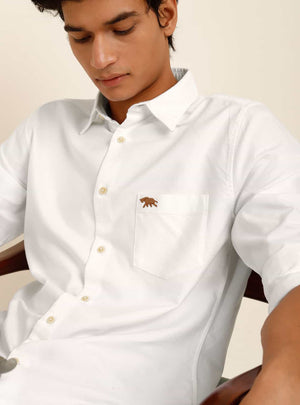 Essential White Rust Mark Shirt