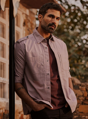 Kutch Dusty Explorer Coral Overshirt