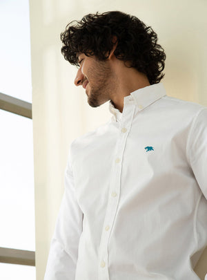 Essential White Sky Mark Shirt