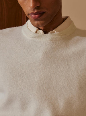 Abstract Cashmere Blend Pullover