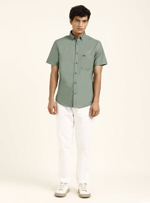 Mineral Green Shirt Half Shirt