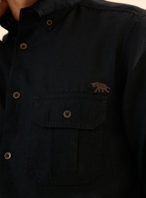 Black Charcoal Explorer Shirt