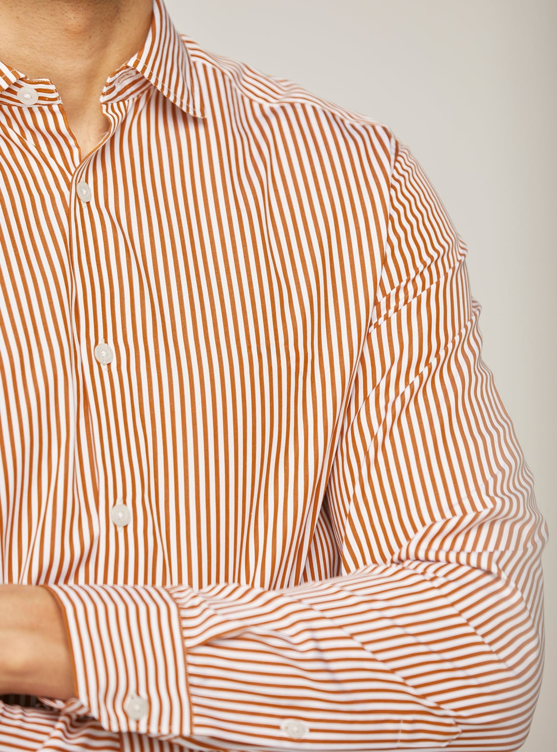 Tan Stripe Shirt