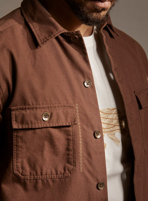 Burnt Sienna Explorer Overshirt
