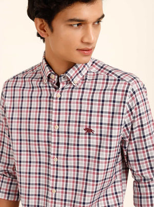 Persian Blue Check Shirt