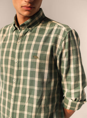 Emerald Sage Check Shirt