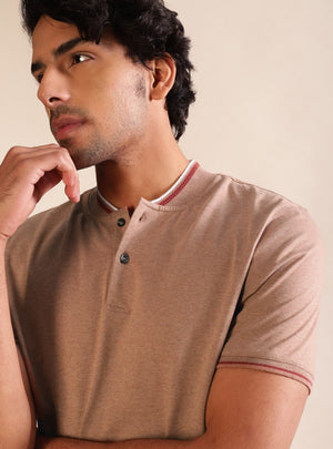 Sandstone Henley Polo