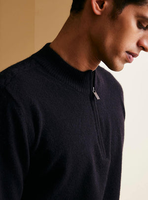 Noir Cashmere Blend Pullover