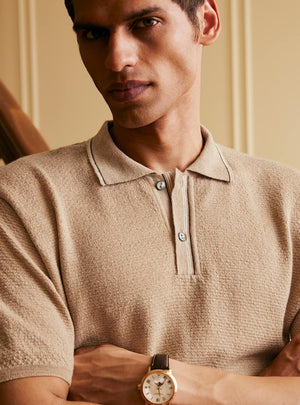 Oak Merino Polo