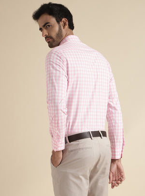 Ceramic Pink Check Shirt