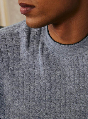 Silver Merino Crew