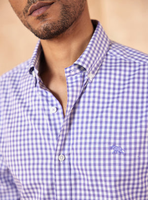 Lavender Moon Check Shirt