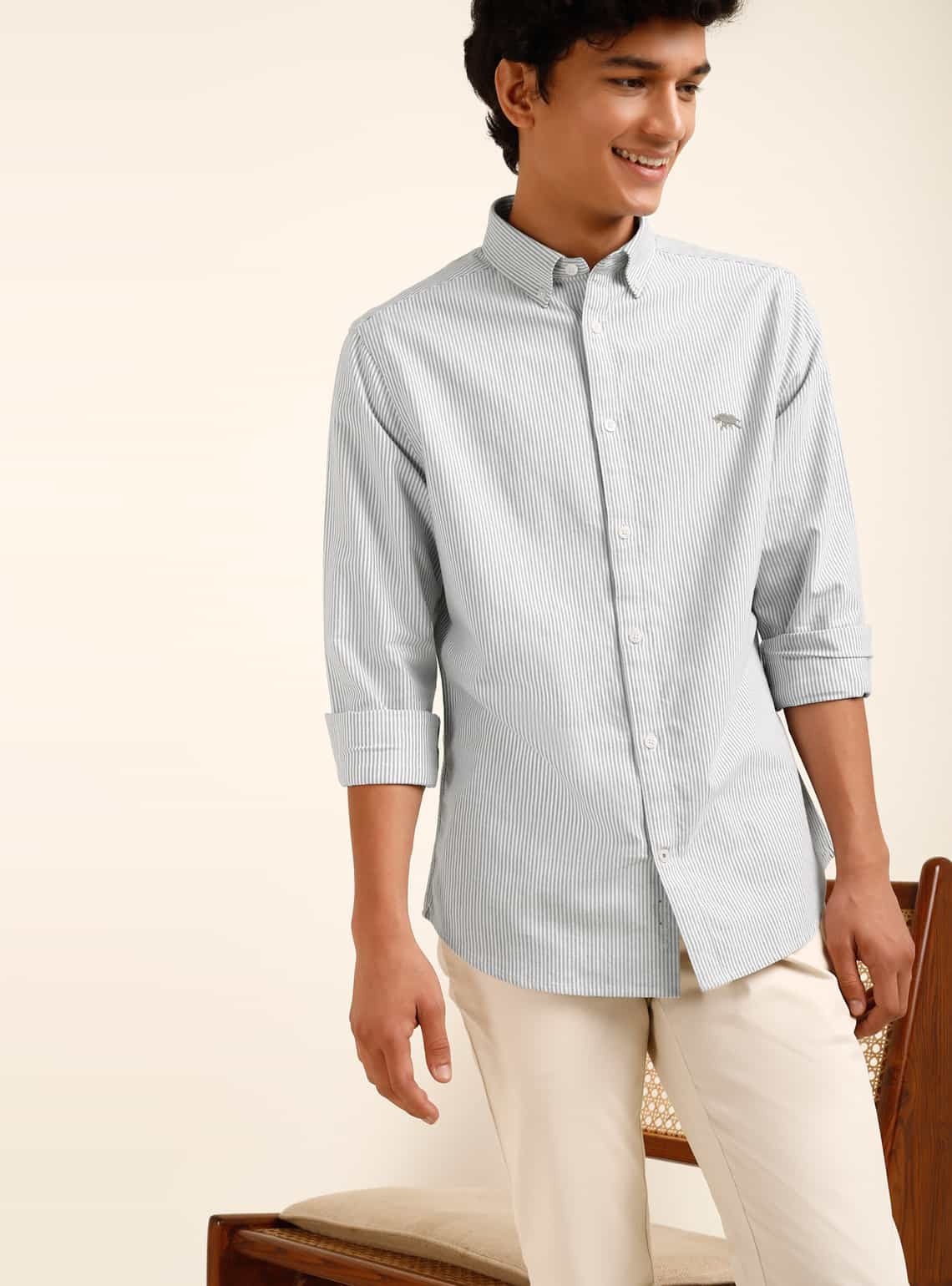 Green Dusk Stripe Shirt