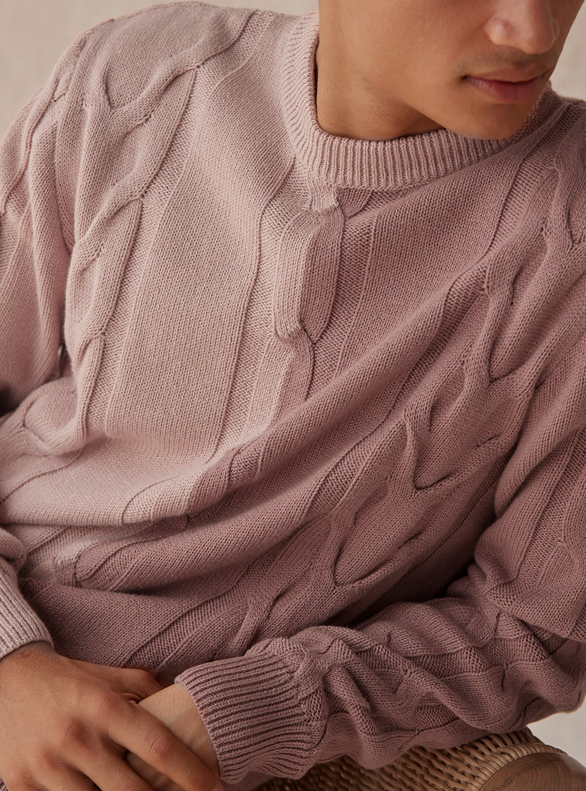 Faded Coral Pullover