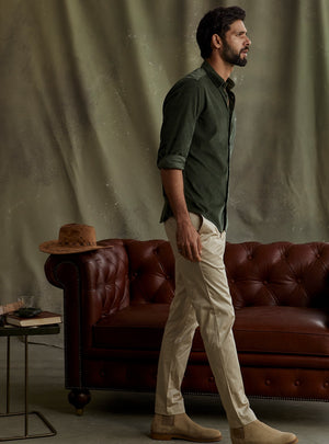 Ranthambore Seaweed Corduroy Shirt