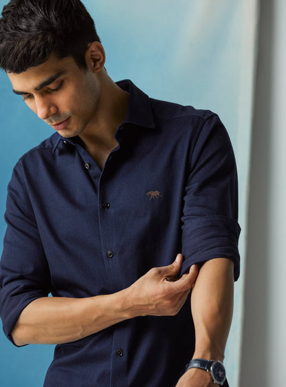 Midnight Blue Indigo Shirt