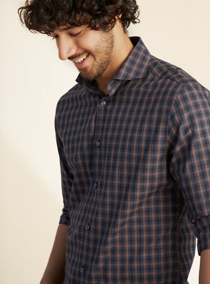 Neptune Dusk Check Shirt