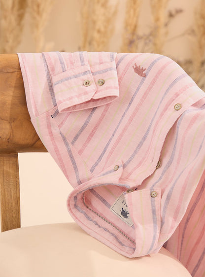 Spring Bloom Stripe Shirt