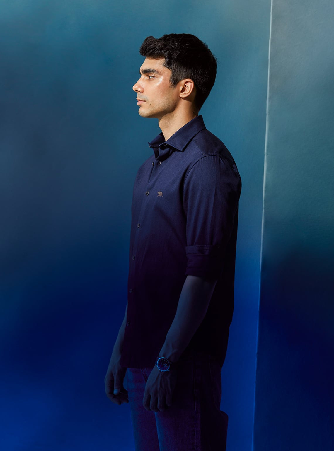 Midnight Blue Indigo Shirt