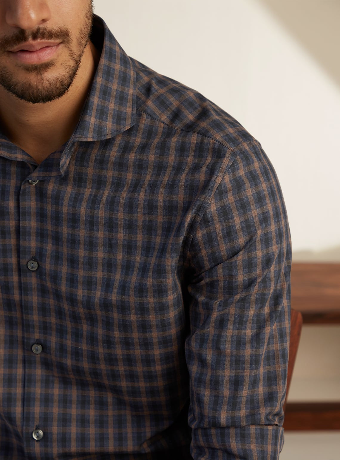 Neptune Dusk Check Shirt