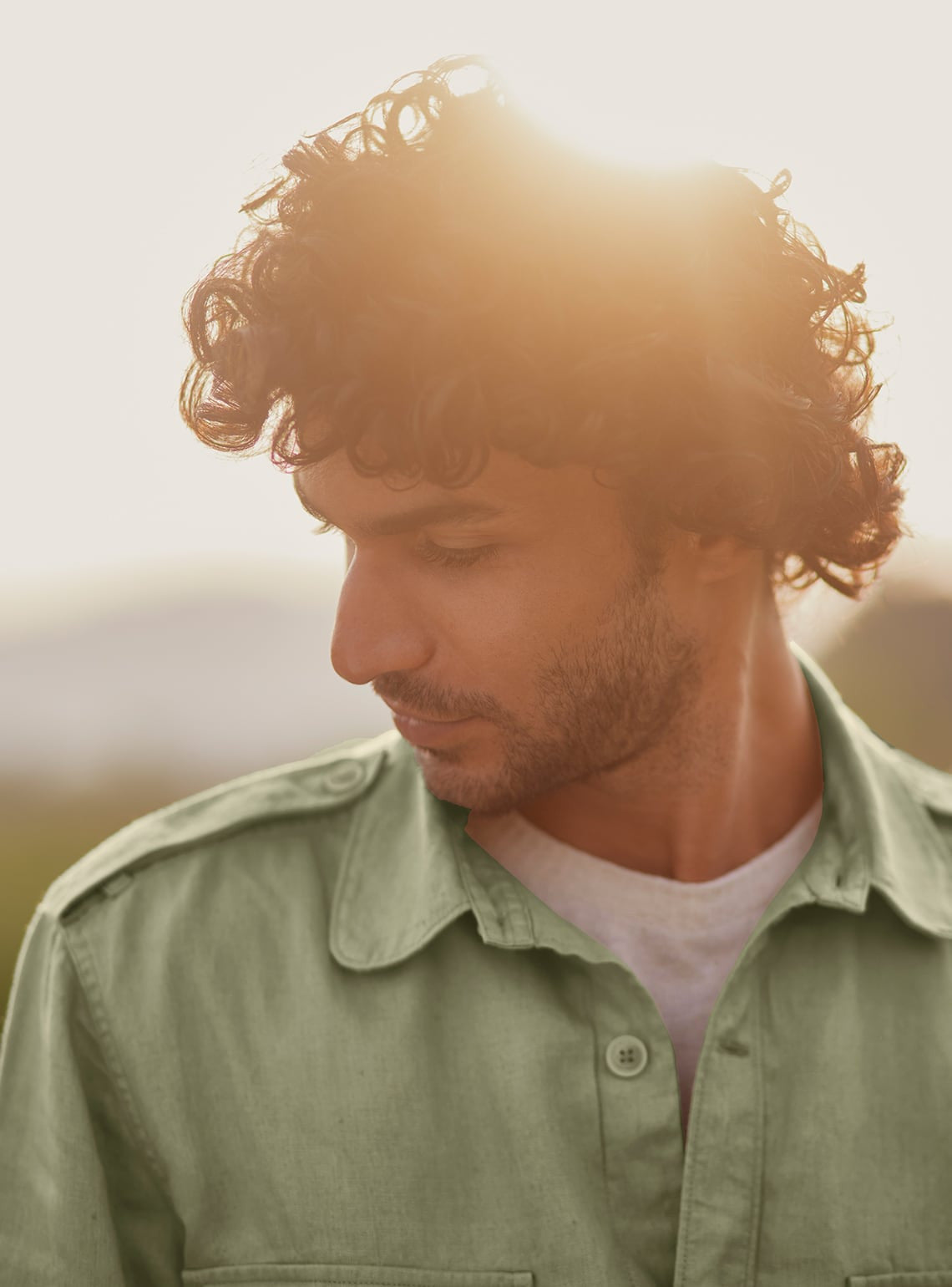 NEUW Mens Kalte Overshirt - Organic Washed Sage