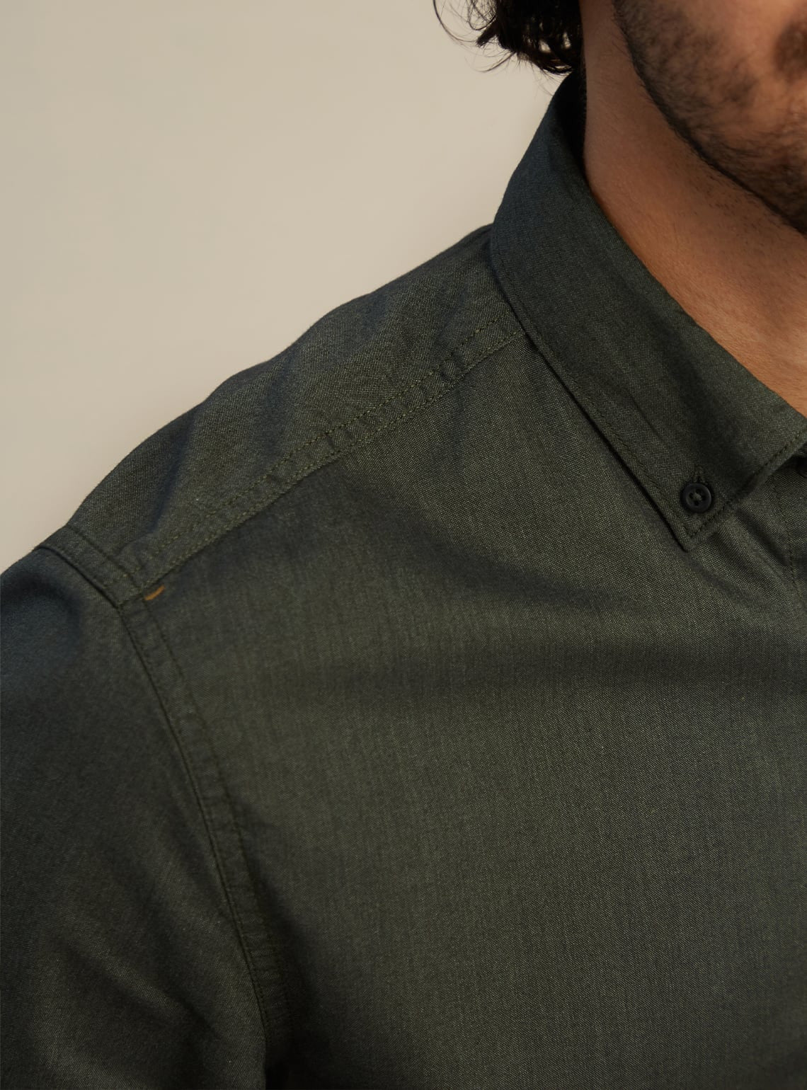 Dark Olive Oxford Shirt