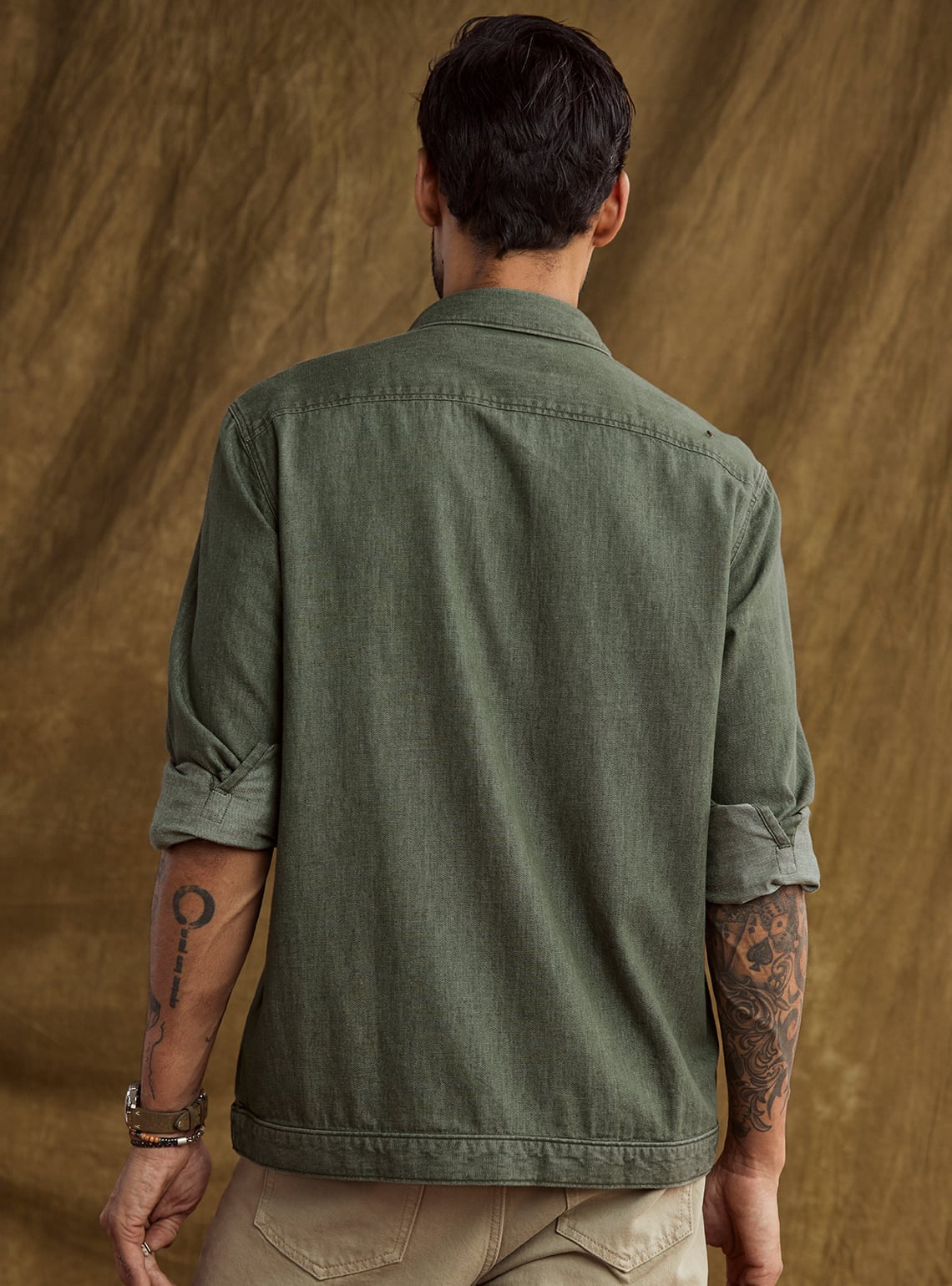 Buy Dusk Green Overshirt Casual Olive Solid Overshirts For Men Online buy-dusk-green-overshirt-casual-olive-solid-overshirts-for-men-online