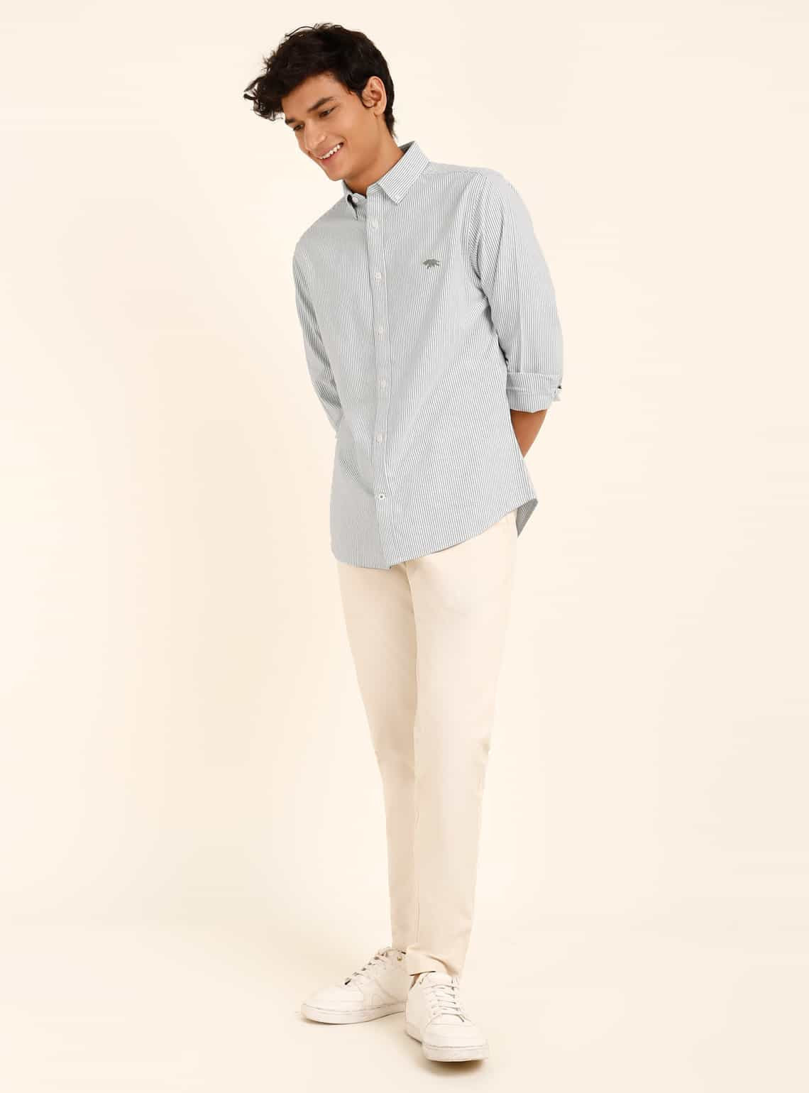 Green Dusk Stripe Shirt