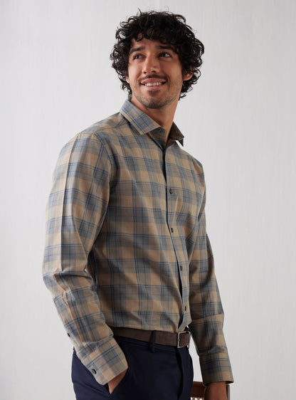 Desert Bison Grid Shirt