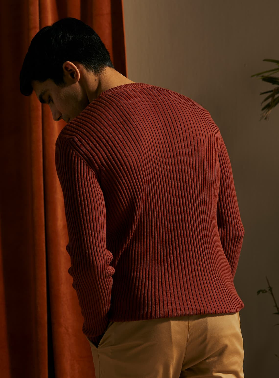 Fire Ribbed Pullover