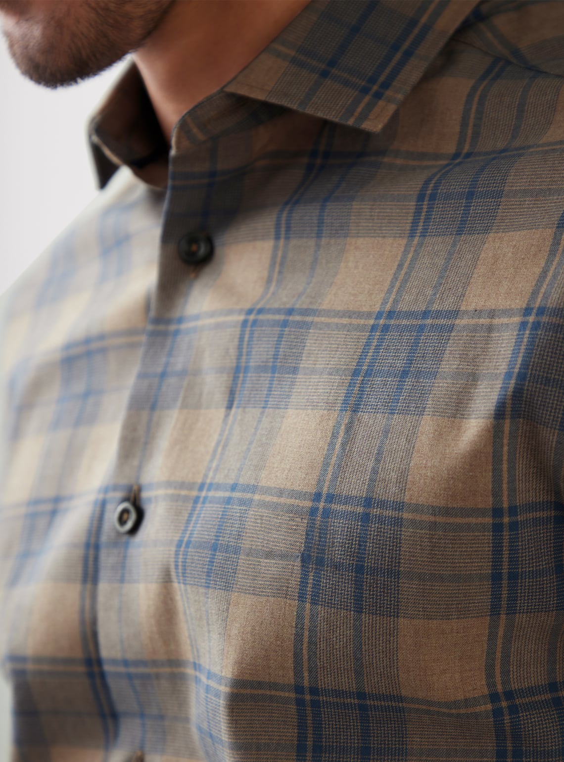 Desert Bison Grid Shirt